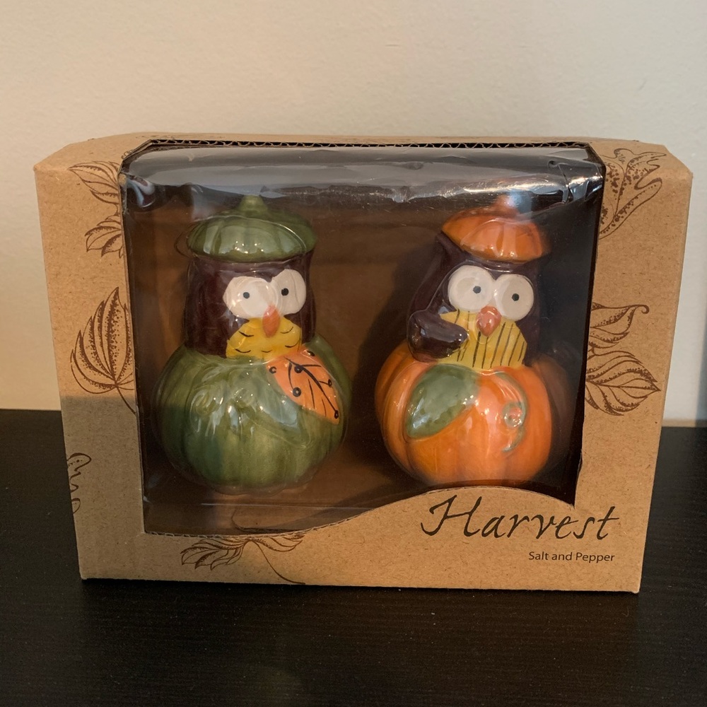 Owl salt and pepper shakers 🦉